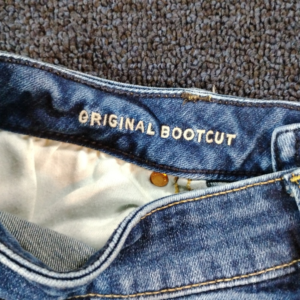American Eagle Jeans Mens 32x32 Blue Original Bootcut AirFlex+ Stretch Casual - Picture 9 of 10